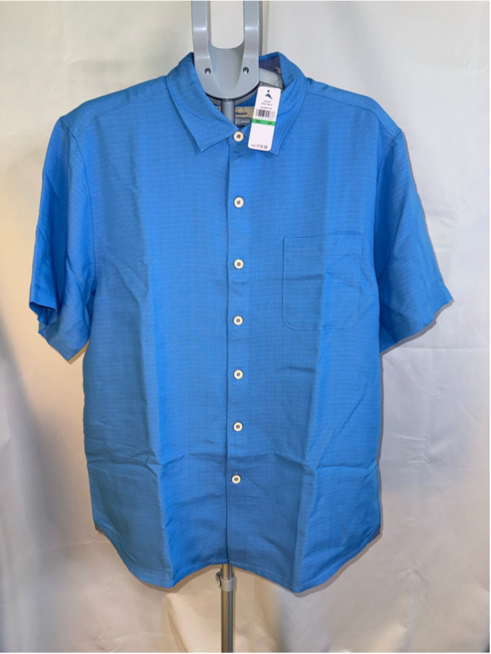 Men's Tommy Bahama Casual‎ Button Down Shirt, Size L, Blue